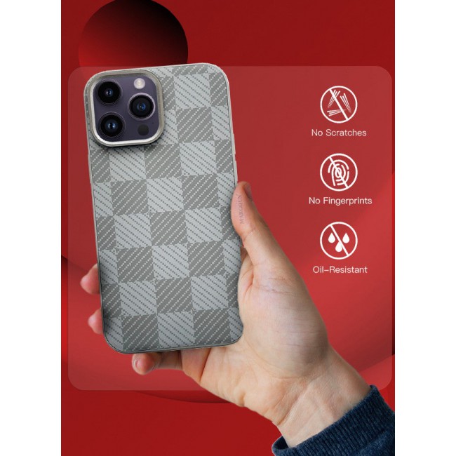 MARGOUN Case Cover For iPhone 14 Pro Max And Screen Protector 2024 New Pattern Aramid Carbon Fiber Phone Case Slim And Light Design MIX4