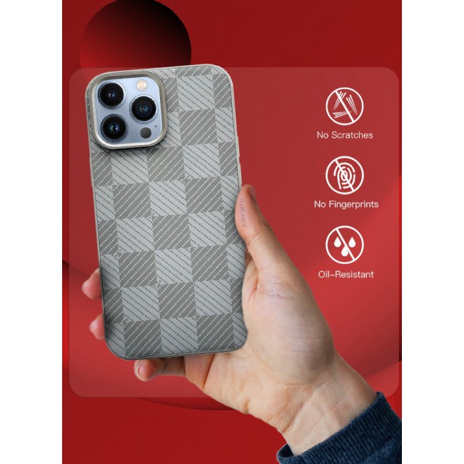 MARGOUN Case Cover For iPhone 13 Pro Max And Screen Protector 2024 New Pattern Aramid Carbon Fiber Phone Case Slim And Light Design MIX4