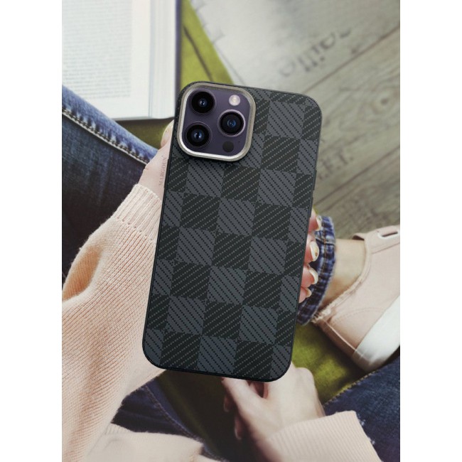 MARGOUN Case Cover For iPhone 14 Pro Max And Screen Protector 2024 New Pattern Aramid Carbon Fiber Phone Case Slim And Light Design MIX3