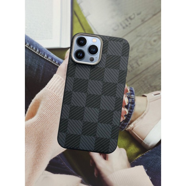 MARGOUN Case Cover For iPhone 13 Pro Max And Screen Protector 2024 New Pattern Aramid Carbon Fiber Phone Case Slim And Light Design MIX3
