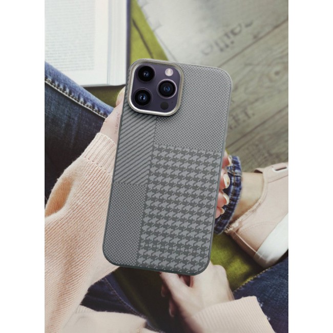 MARGOUN For iPhone 14 Pro Max Case Cover 2024 New Pattern Aramid Carbon Fiber Phone Case Slim And Light Design MIX2