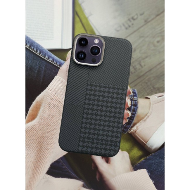 MARGOUN For iPhone 14 Pro Max Case Cover 2024 New Pattern Aramid Carbon Fiber Phone Case Slim And Light Design MIX1