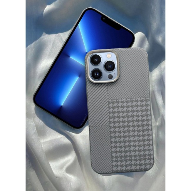 MARGOUN For iPhone 13 Pro Max Case Cover 2024 New Pattern Aramid Carbon Fiber Phone Case Slim And Light Design MIX2