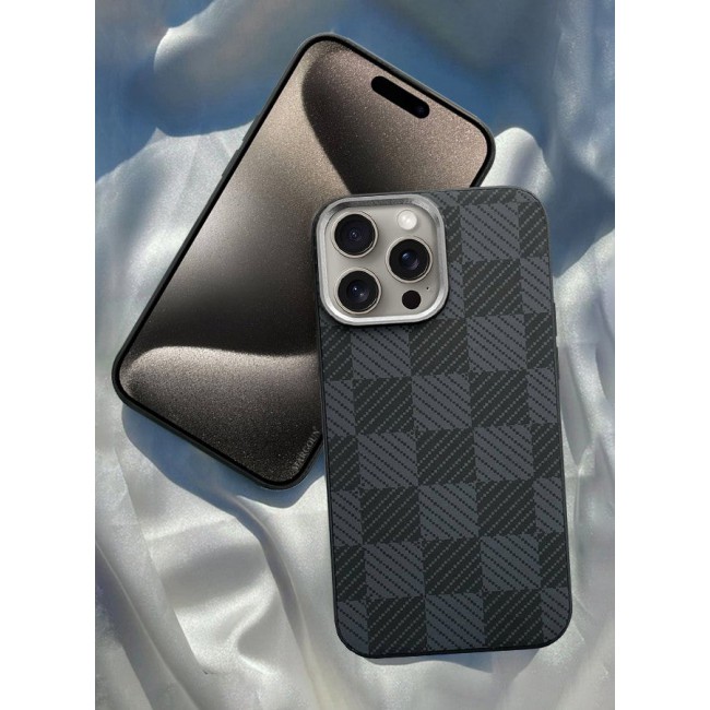 MARGOUN For iPhone 15 Pro Case Cover 2024 New Pattern Aramid Carbon Fiber Phone Case Slim And Light Design MIX3