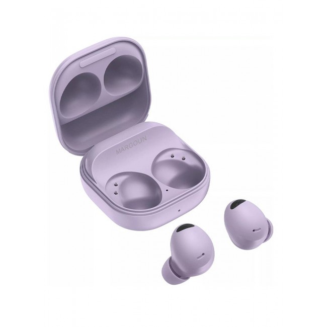 MARGOUN [Buds 2 Pro] True Wireless Bluetooth Headphones Compatible with Samsung Galaxy S23 Ultra,Noise Cancelling ,Hi Fi Sound ,Comfort Fit ,HD Voice Bora Purple