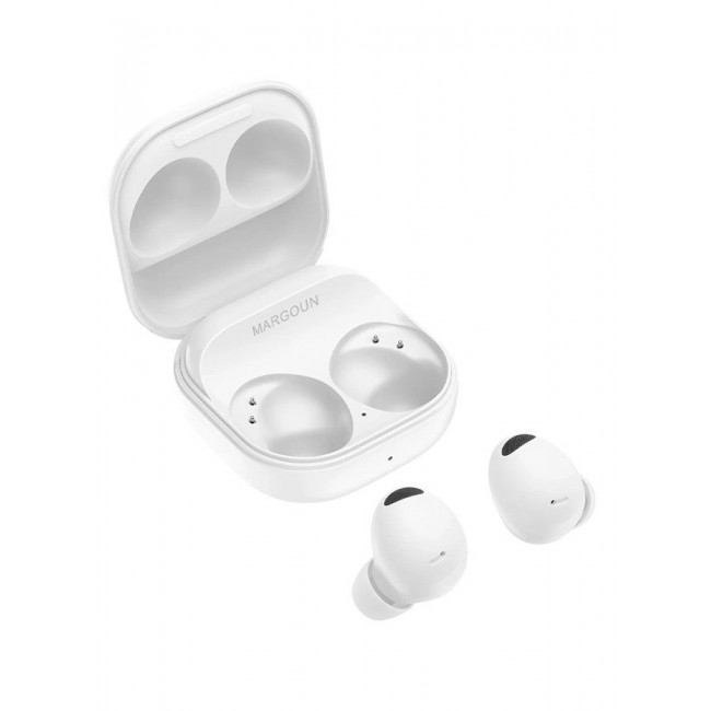MARGOUN [Buds 2 Pro] True Wireless Bluetooth Headphones Compatible with Samsung Galaxy S22 Ultra,Noise Cancelling ,Hi Fi Sound ,Comfort Fit ,HD Voice White