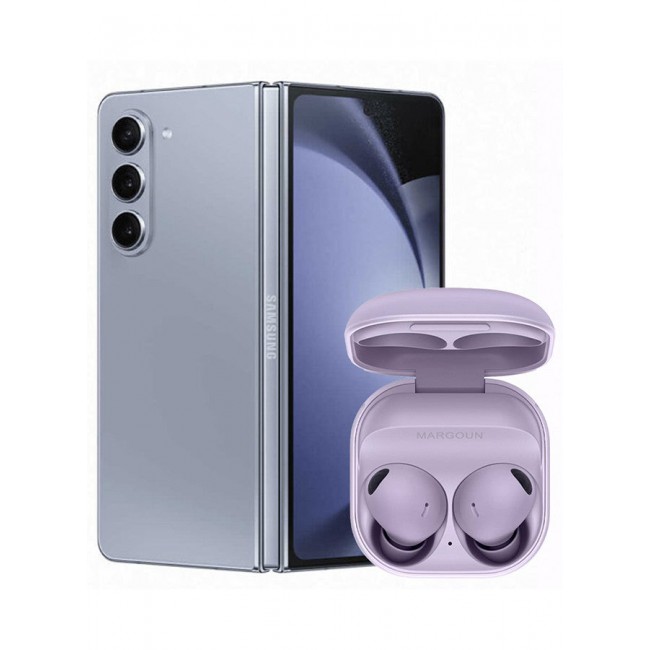 MARGOUN [Buds 2 Pro] True Wireless Bluetooth Headphones Compatible with Samsung Galaxy Z Fold5,Noise Cancelling ,Hi Fi Sound ,Comfort Fit ,HD Voice Bora Purple