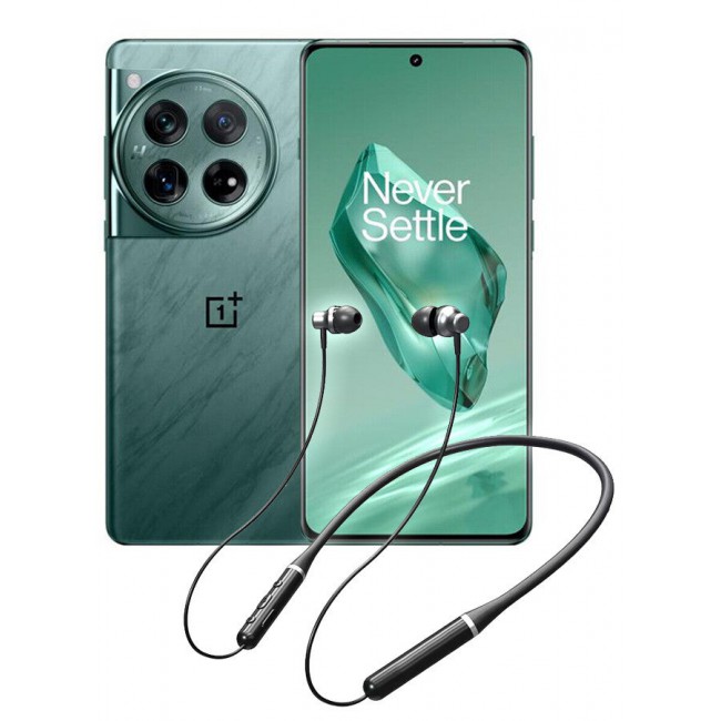 Lenovo (for OnePlus 12) Wireless Headphones Bluetooth V5.0 IPX5 Waterproof Magnetic Neckband Sport Earphones with Mic Black