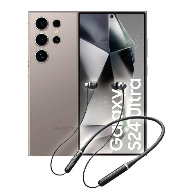 Lenovo (for Samsung Galaxy S24 Ultra) Wireless Headphones Bluetooth V5.0 IPX5 Waterproof Magnetic Neckband Sport Earphones with Mic Black