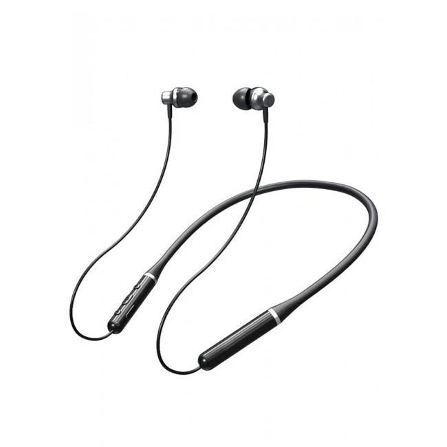 Lenovo (for Samsung Galaxy Z Flip 6) Wireless Headphones Bluetooth V5.0 IPX5 Waterproof Magnetic Neckband Sport Earphones with Mic Black