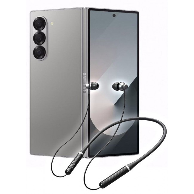 Lenovo (for Samsung Galaxy Z Fold 6) Wireless Headphones Bluetooth V5.0 IPX5 Waterproof Magnetic Neckband Sport Earphones with Mic Black