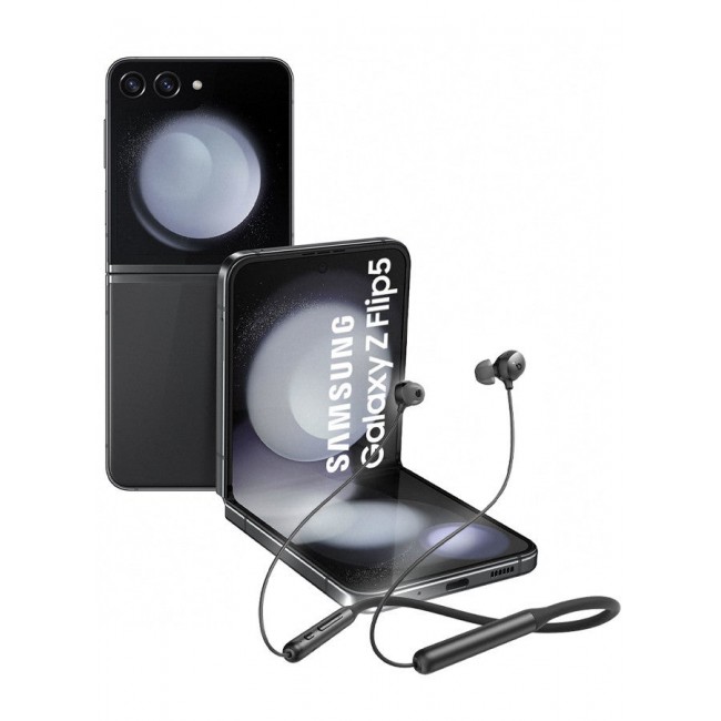 MARGOUN (for Samsung Galaxy Z Flip 5) Soundcore Life U2i Wireless Neckband Headphones USB-C Fast Charging Foldable & Lightweight Build Waterproof Headphones Black