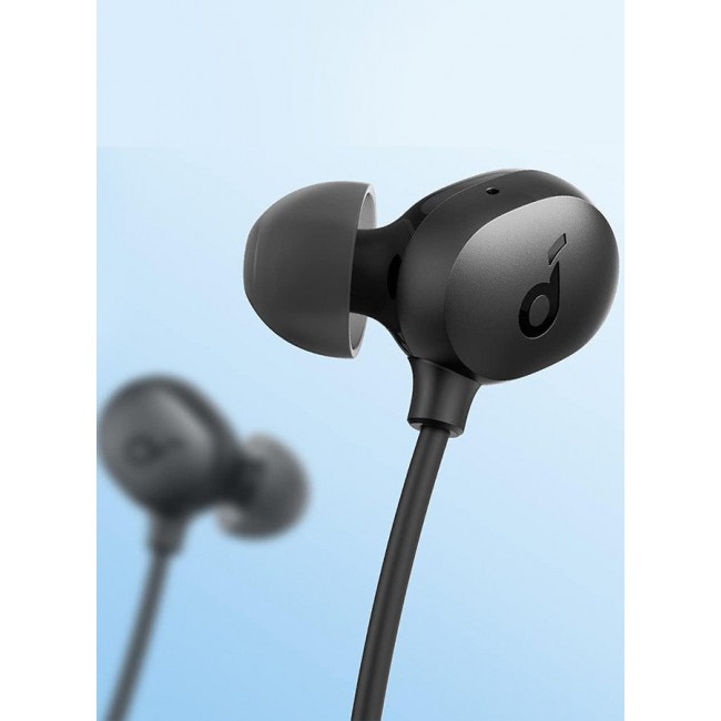 MARGOUN (for Samsung Galaxy S24 Ultra) Soundcore Life U2i Wireless Neckband Headphones USB-C Fast Charging Foldable & Lightweight Build Waterproof Headphones Black