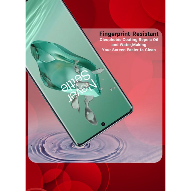 MARGOUN (for OnePlus 12) Screen Protector Tempered Glass Anti-Scratch 3D Screen Protector Case Friendly HD Clear Protective Film Clear