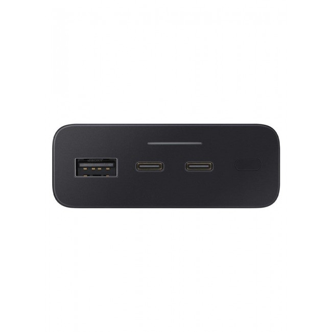 MARGOUN 20000 mAh Samsung Power Bank, 2 USB C, 1 USB A,Up to 25W Battery Pack Black