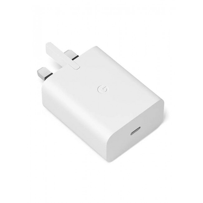 Google 30W USB-C Charger Compatible with Google Products and Other USB-C Devices Fast Charging Pixel Phone Charger White