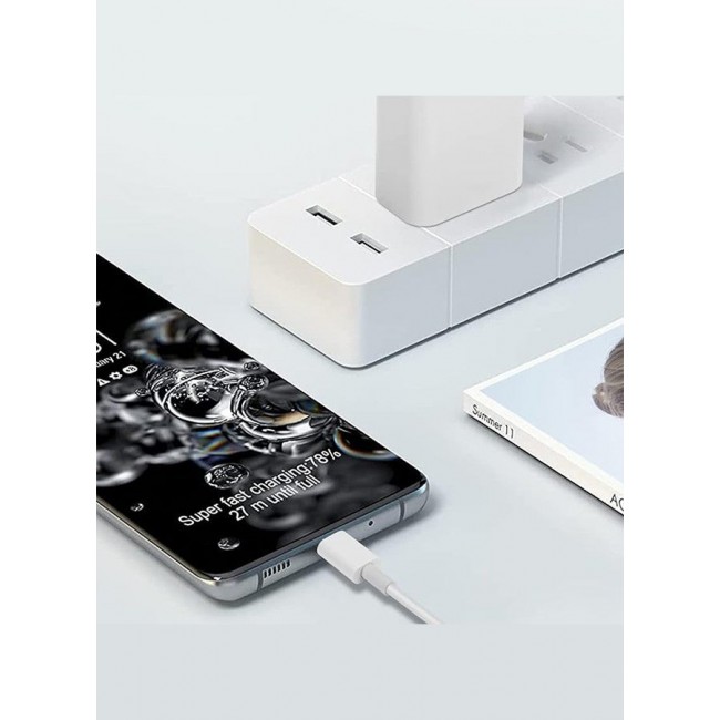 Google 30W USB-C Charger Compatible with Google Products and Other USB-C Devices Fast Charging Pixel Phone Charger White