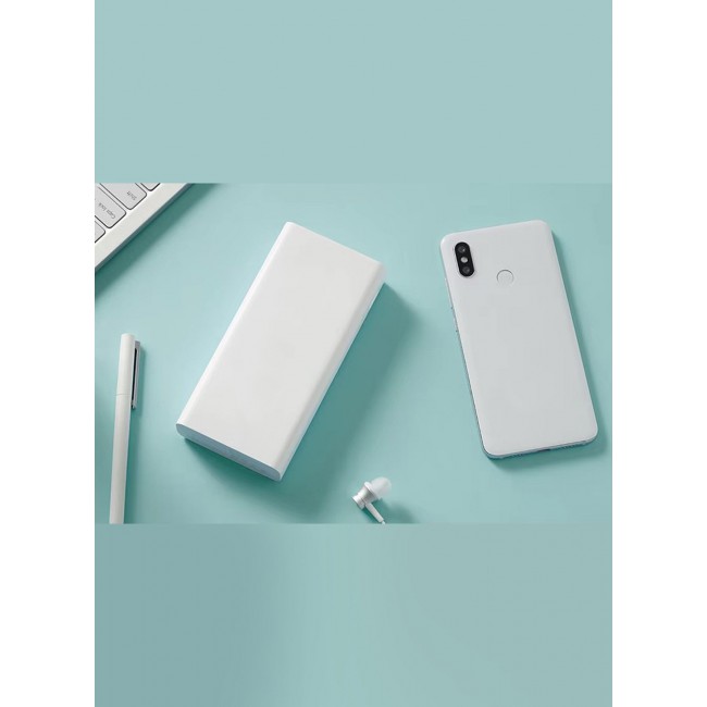 MARGOUN 20000 mAh Power Bank Portable Charger,18W High Capacity, External Battery Pack Compatible with Smart Devices White