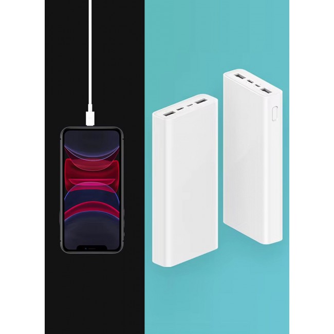 MARGOUN 20000 mAh Power Bank Portable Charger,18W High Capacity, External Battery Pack Compatible with Smart Devices White