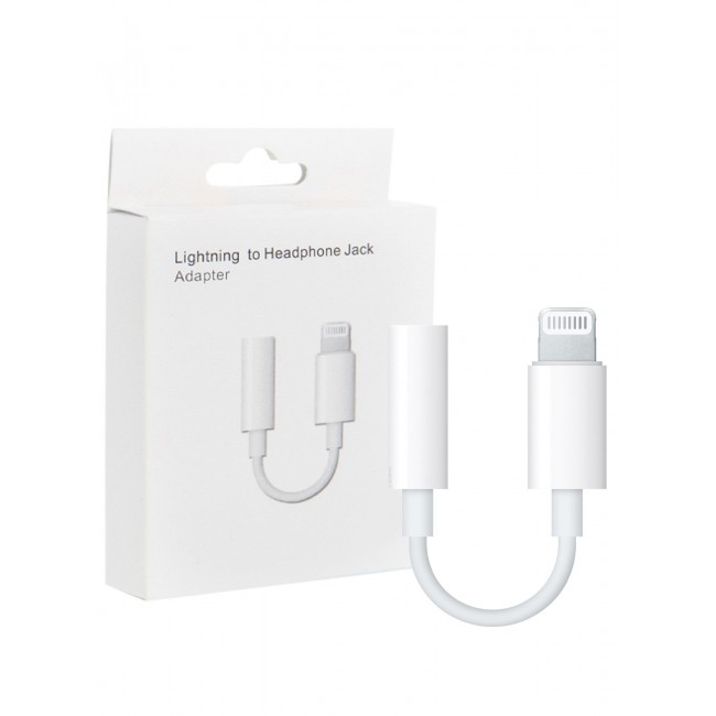 MARGOUN Lightning to 3.5mm AUX Jack Adapter Cable for iPhone to Headphone Converter White