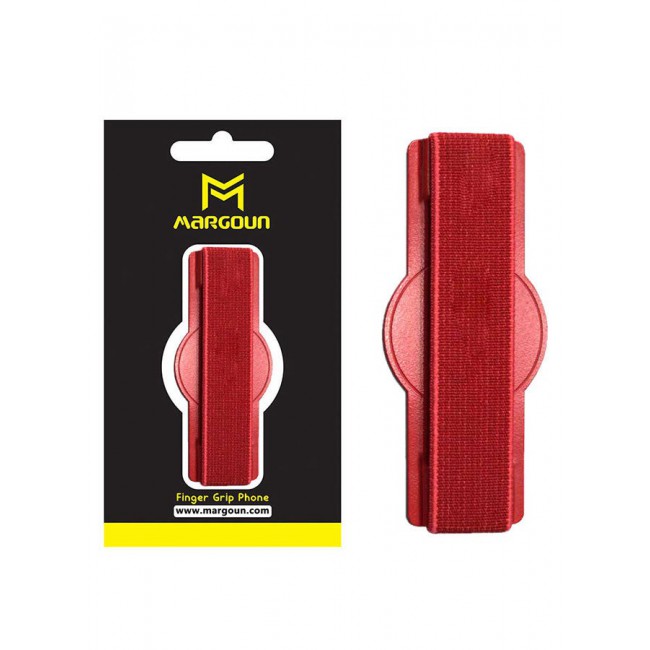 MARGOUN 10Pakcs, Finger Grip Phone Holder - Compact and Ergonomic Design Anti Slip Mobile Phone Back Grip Holder Red