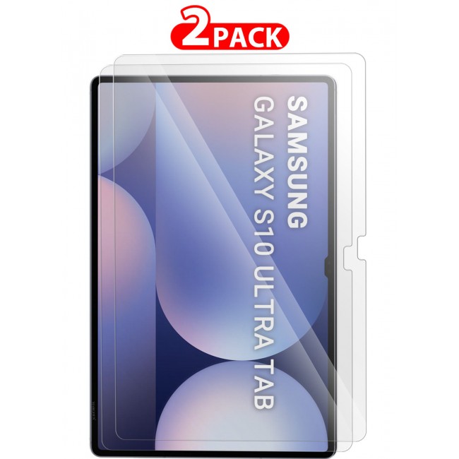 MARGOUN (for Samsung Galaxy S10 Ultra Tab) 2Packs Premium Screen Protector Full Coverage, Scratch-Resistant Anti Bubble Clear