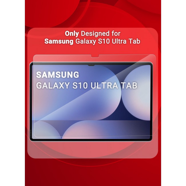 MARGOUN (for Samsung Galaxy S10 Ultra Tab) Premium Screen Protector Full Coverage, Scratch-Resistant Anti Bubble Clear