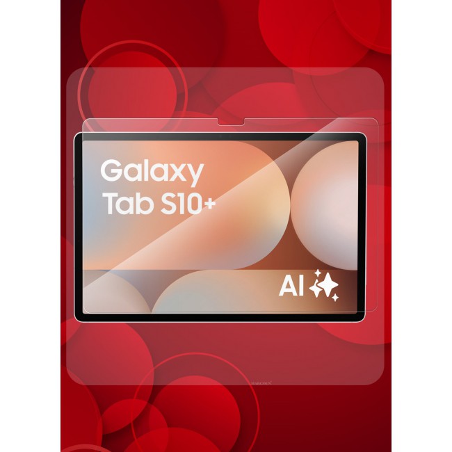 MARGOUN (for Samsung Galaxy S10 Plus Tab) Premium Screen Protector Full Coverage, Scratch-Resistant Anti Bubble Clear