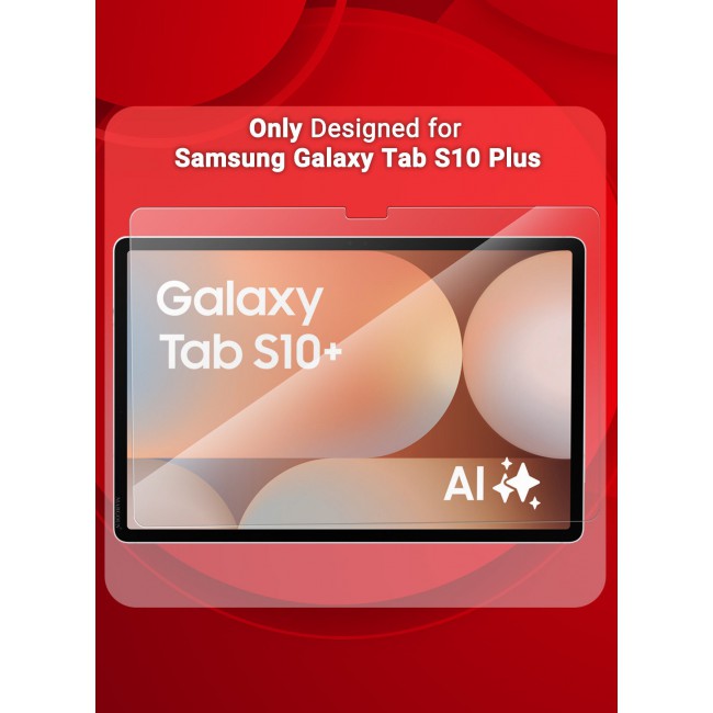 MARGOUN (for Samsung Galaxy S10 Plus Tab) Premium Screen Protector Full Coverage, Scratch-Resistant Anti Bubble Clear