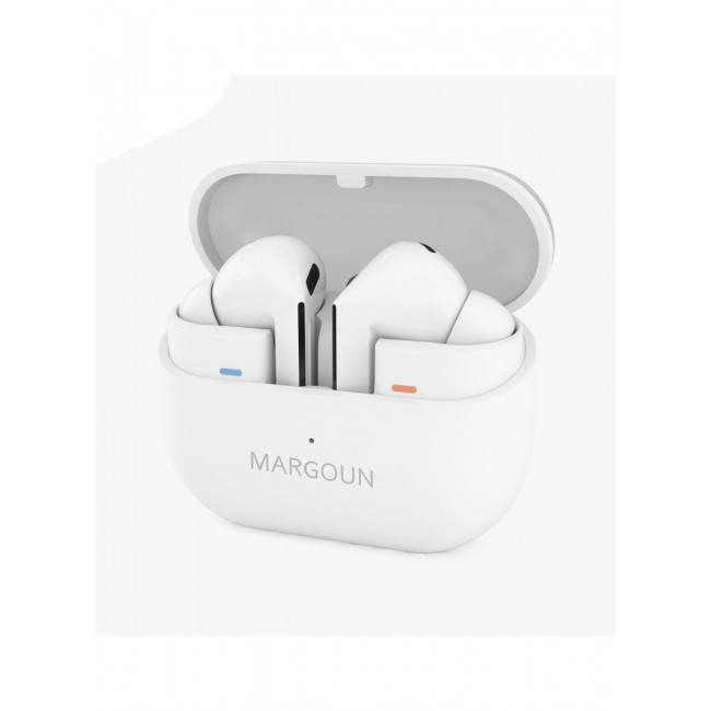 MARGOUN Buds3 Pro Wireless Earbuds with Touch Control & Magnetic Charging Case for Galaxy Zflip 6 white