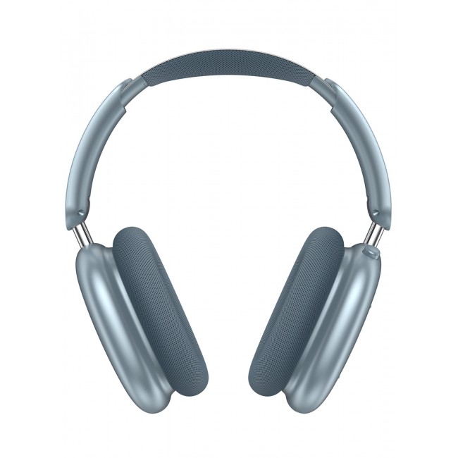 MARGOUN Air Max Pro Wireless Over Ear Headphones with Active Noiose Cancellation and Built-in Mi, Comfortable and Lightweight - Blue blue