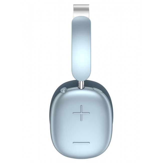 MARGOUN Air Max Pro Wireless Over Ear Headphones with Active Noiose Cancellation and Built-in Mi, Comfortable and Lightweight - Blue blue