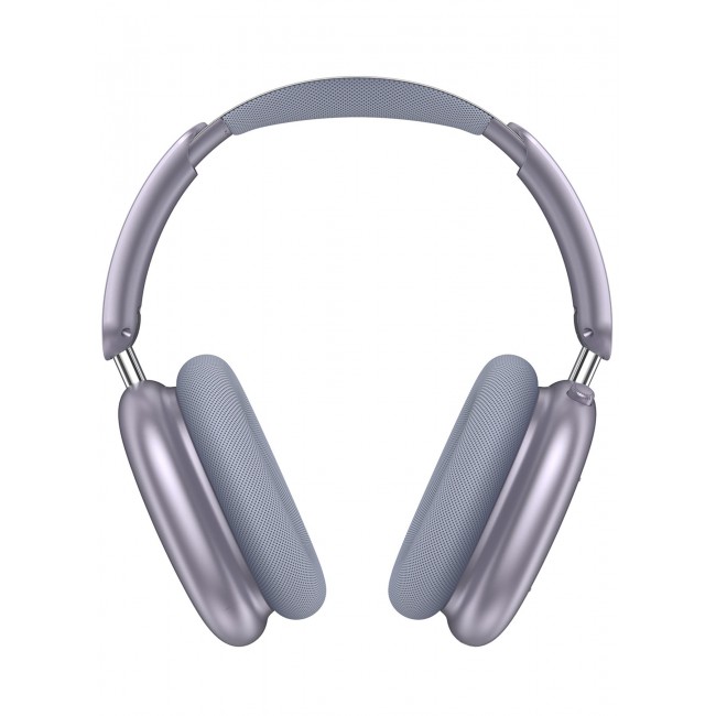 MARGOUN Air Max Pro Wireless Over Ear Headphones with Active Noiose Cancellation and Built-in Mi, Comfortable and Lightweight - Purple purple