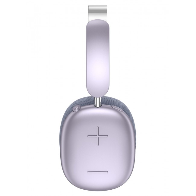 MARGOUN Air Max Pro Wireless Over Ear Headphones with Active Noiose Cancellation and Built-in Mi, Comfortable and Lightweight - Purple purple