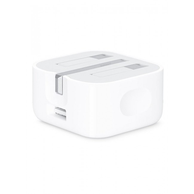 MARGOUN 20W USB-C PD Fast Charger with 240W Braided Type-C to Type-C Cable (2m) – UK 3-Pin Plug for iPhone 16 Pro Max White