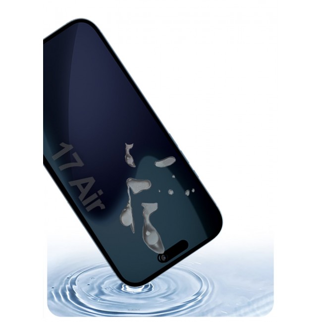 MARGOUN Premium 3D Privacy Screen Protector for iPhone 17 Air, Anti-Spy Tempered Glass HD Clear View Easy Installation Clear Black