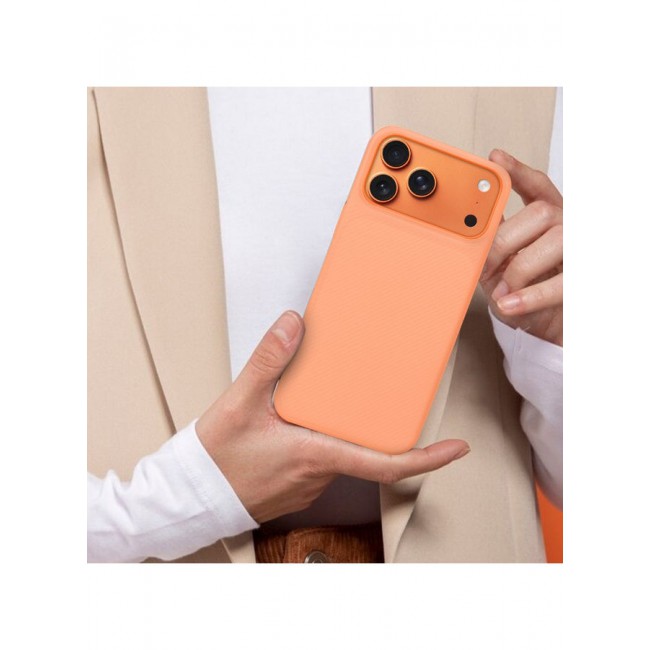 MARGOUN 2Packs Case Cover for iPhone 17 Pro Max, Air Skin Line Design Back Cover, Sturdy Durable Ultra-Thin Case, Drop Protection Cover Clear with 3D Screen Protector - Cosmic Orange-2
