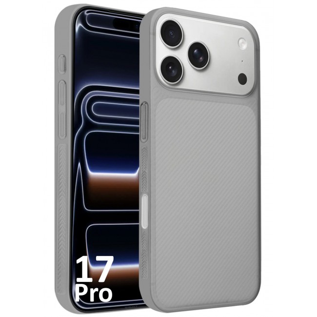 MARGOUN Case Cover for iPhone 17 Pro, Air Skin Line Design Back Cover, Sturdy Durable Ultra-Thin Case, Drop Protection Cover Clear - Black-1