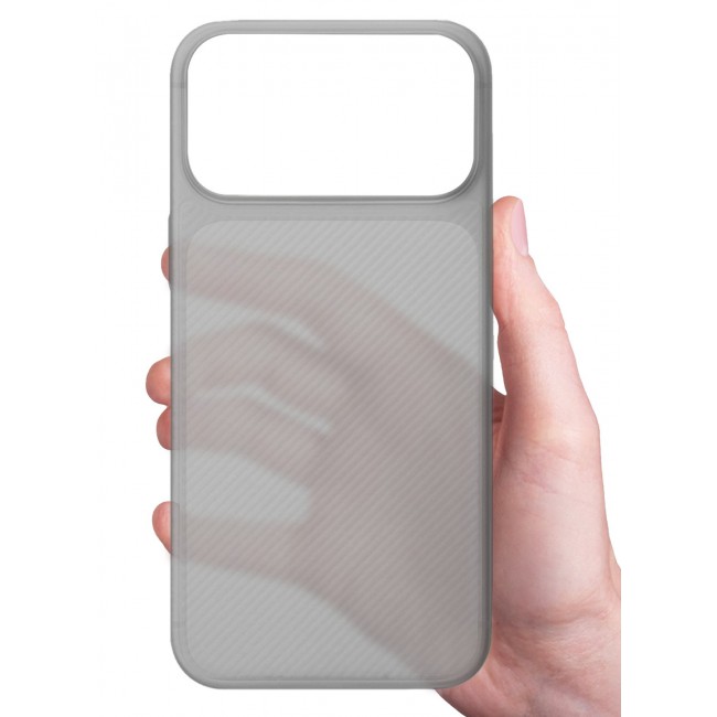 MARGOUN Case Cover for iPhone 17 Pro, Air Skin Line Design Back Cover, Sturdy Durable Ultra-Thin Case, Drop Protection Cover Clear - Black-1