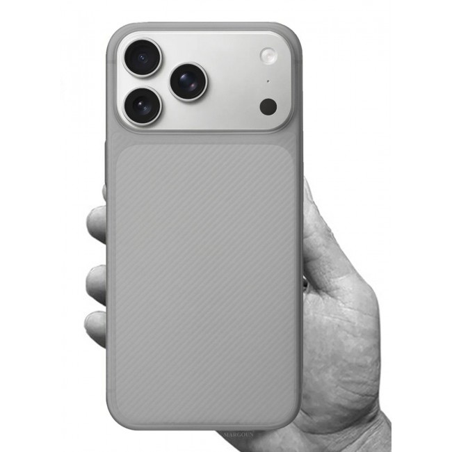MARGOUN Case Cover for iPhone 17 Pro, Air Skin Line Design Back Cover, Sturdy Durable Ultra-Thin Case, Drop Protection Cover Clear - Black-1