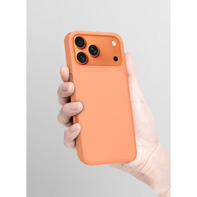 MARGOUN 2Packs Case Cover for iPhone 17 Pro, Air Skin Line Design Back Cover, Sturdy Durable Ultra-Thin Case, Drop Protection Cover Clear with Privacy Screen Protector - Cosmic Orange-4