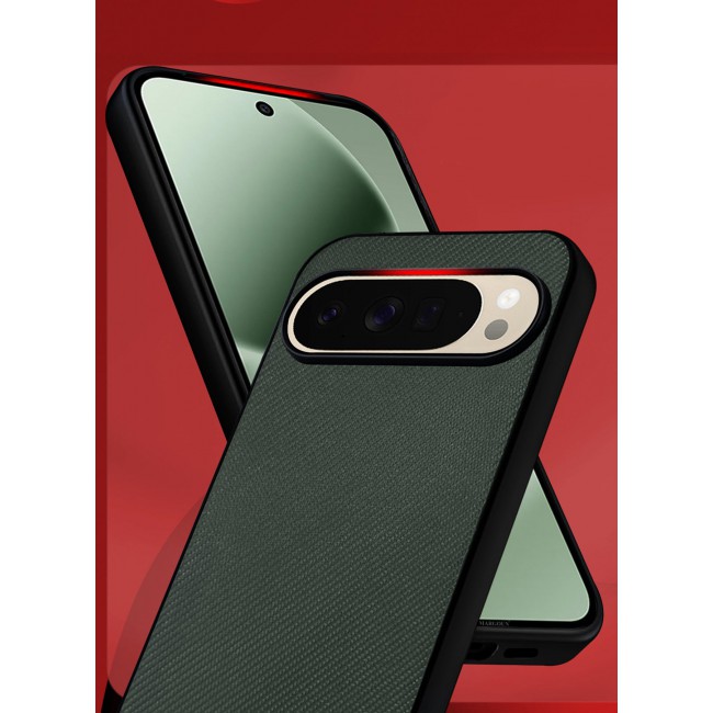 MARGOUN Premium Carbon-Laminated Case for Pixel 10 Pro XL - Anti-Shock - Ultra Slim - Green-1