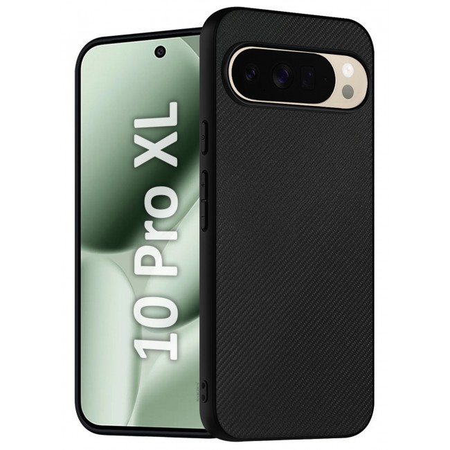MARGOUN Premium Carbon-Laminated Case for Pixel 10 Pro XL - Anti-Shock - Ultra Slim - Black-1