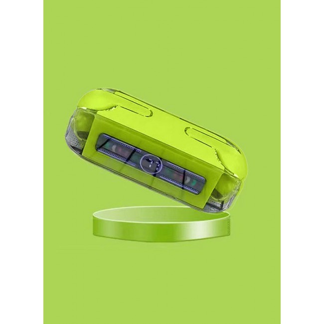 MARGOUN Stereo Wireless Headset for iPhone 17 Pro with Auto Pairing and LED Display Green