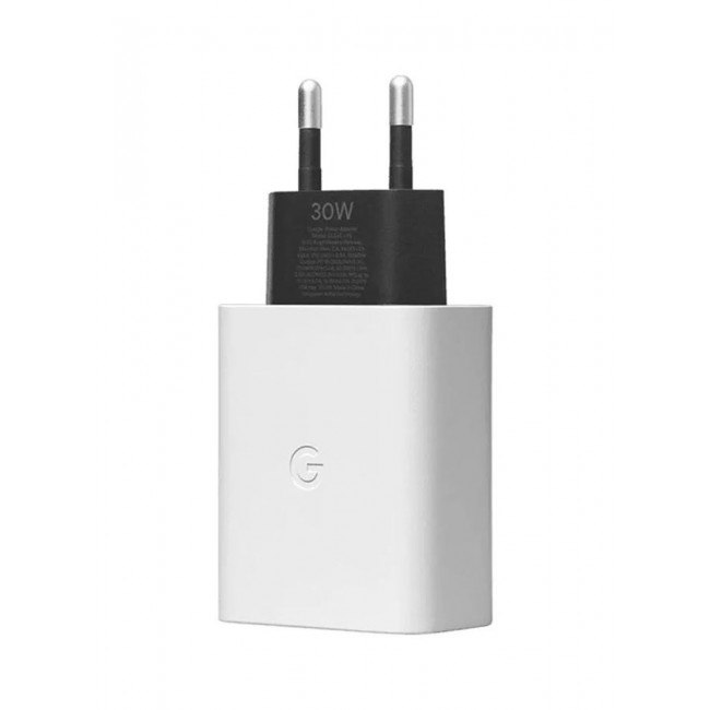 Google 30W USB C Fast 2 Pins Charger White