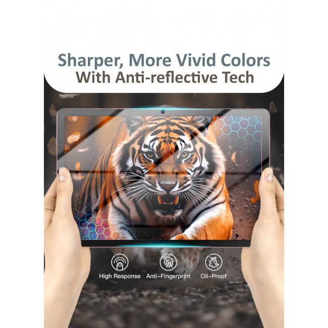 MARGOUN Screen Protcetor For Samsung Galaxy Tab S10 Lite , Scratch and Shatter Resistant , Anti Bubble Glass ,Tempered Glass - Clear