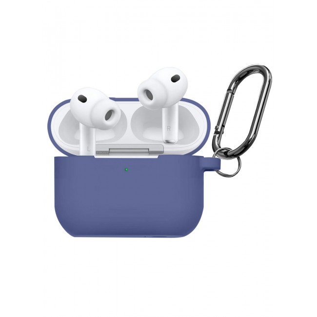 MARGOUN Compatible With AirPods Pro 3 (3rd Generation) 2025 Case Cover Silicone Protective with Keychain – Shock-Resistant And Anti-Scratch- LightBlue LightBlue