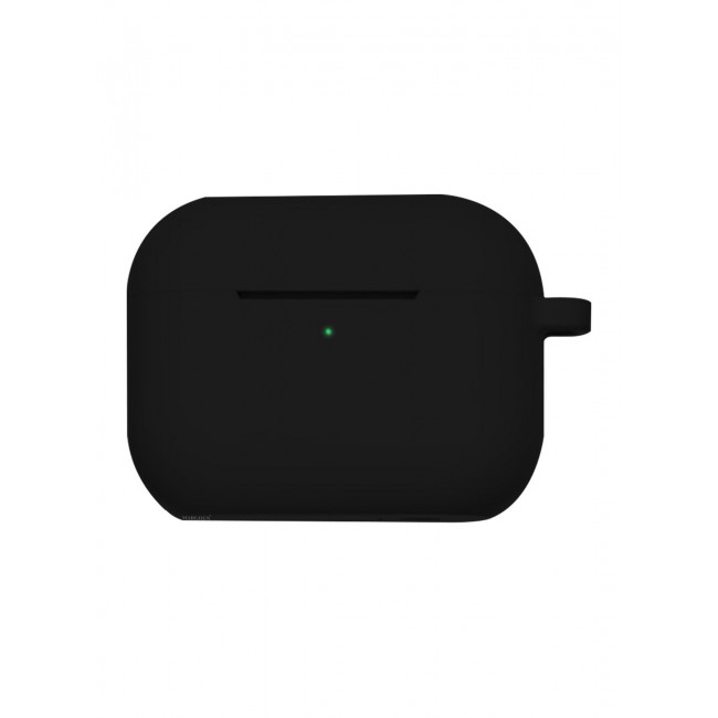 MARGOUN Compatible With AirPods Pro 3 (3rd Generation) 2025 Case Cover Silicone Protective with Keychain – Shock-Resistant And Anti-Scratch- Black black