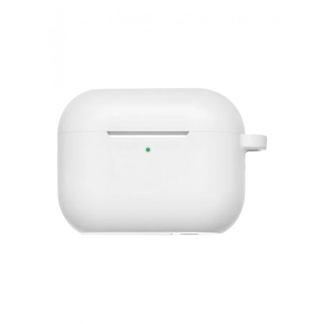 MARGOUN Compatible With AirPods Pro 3 (3rd Generation) 2025 Case Cover Silicone Protective with Keychain – Shock-Resistant And Anti-Scratch- White white