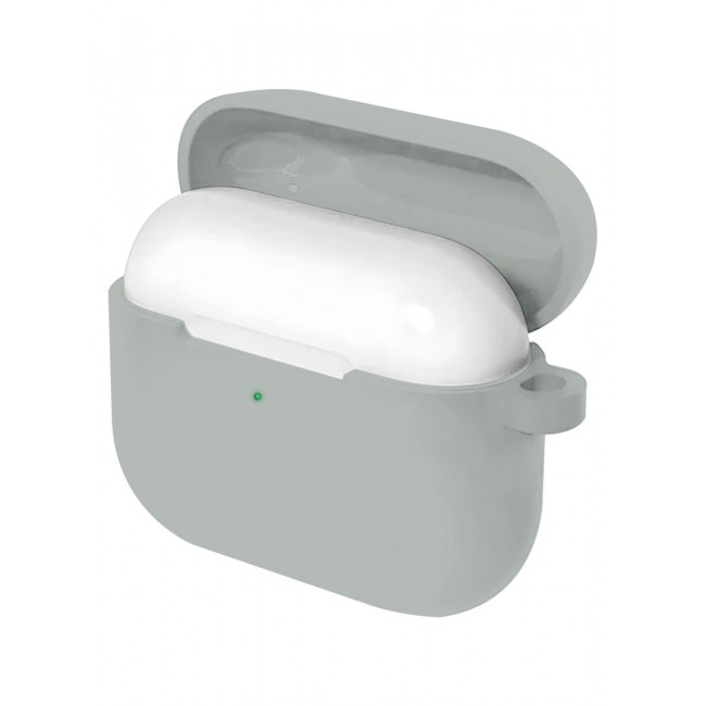 MARGOUN Compatible With AirPods Pro 3 (3rd Generation) 2025 Case Cover Silicone Protective with Keychain – Shock-Resistant And Anti-Scratch- Grey grey
